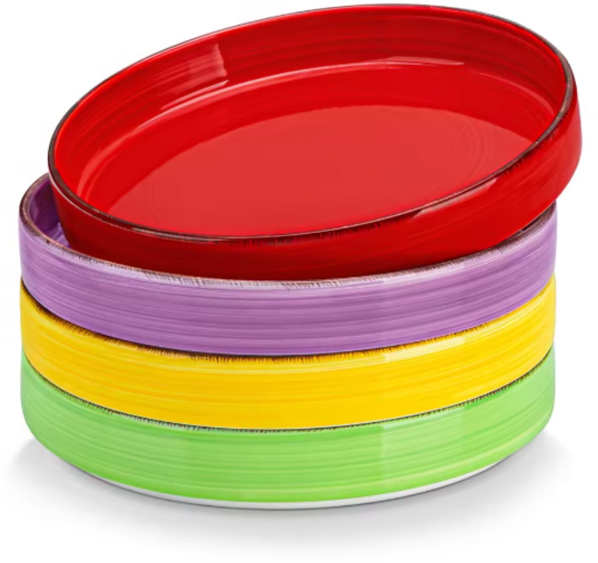 Zafiro Serviesset - 4 delig - Wit/Goud - Dinerborden - Bordenset - Diepe borden - Ontbijtborden - Servies - Keukenservies
