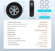 Kruiwagenwiel - 80KG - 10 inch banden - Duurzame wielen - Karren en trailers - 2 stuks
