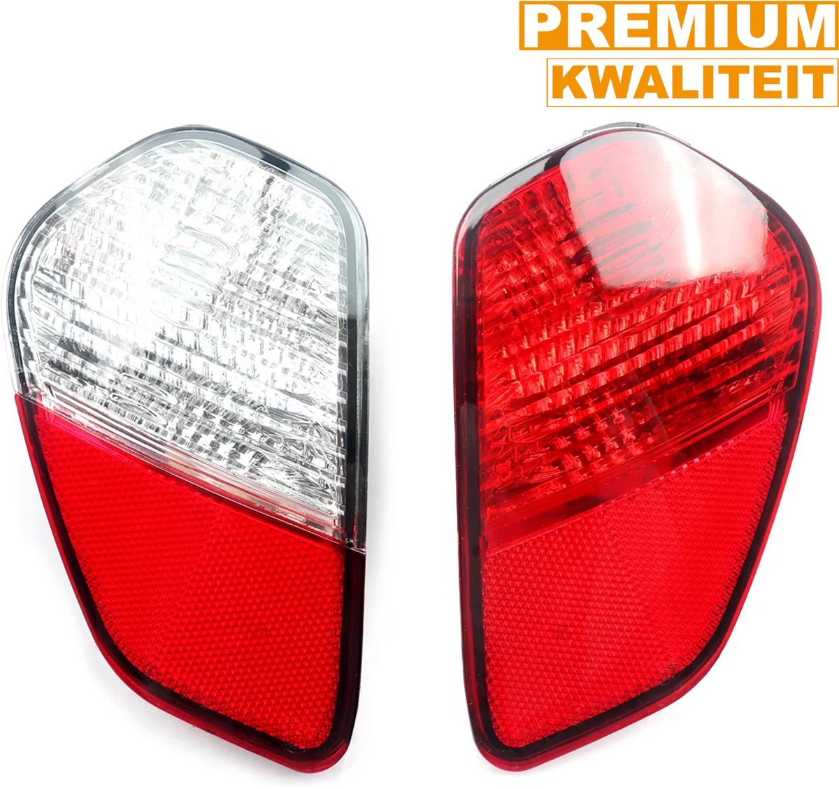 Reflector Set Nightline - Achterbumper Reflectoren - Set van 2 - Voor Mitsubishi Outlander (2016-2018) - Auto Accessoires