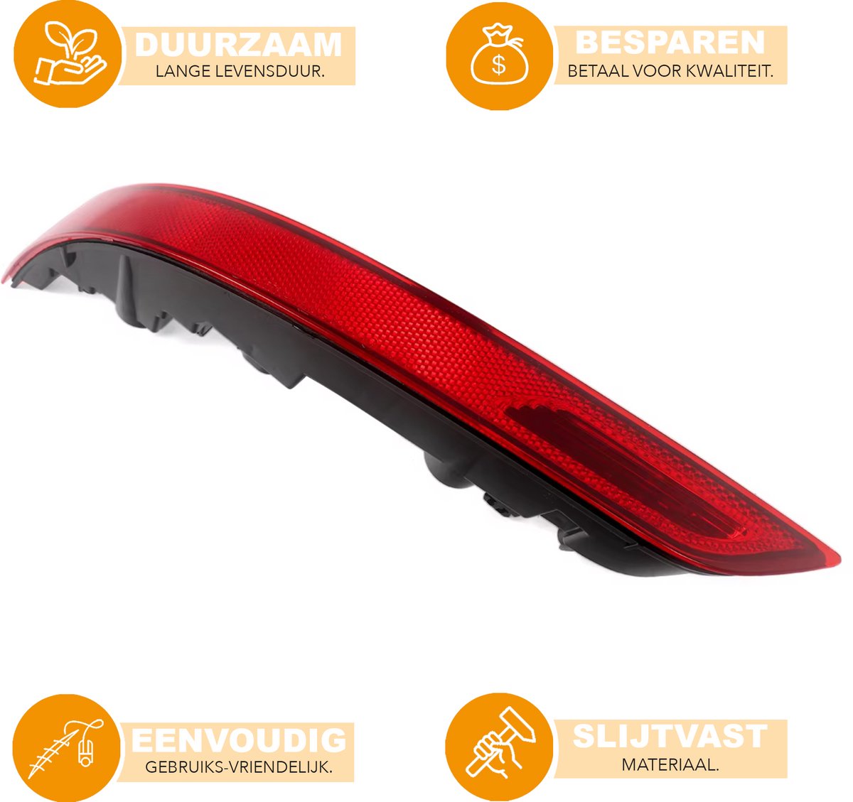 Mistlamp Zijreflector - RH - Voor Porsche Cayenne (2015-2017) - UK Driver Side - Auto Accessoires