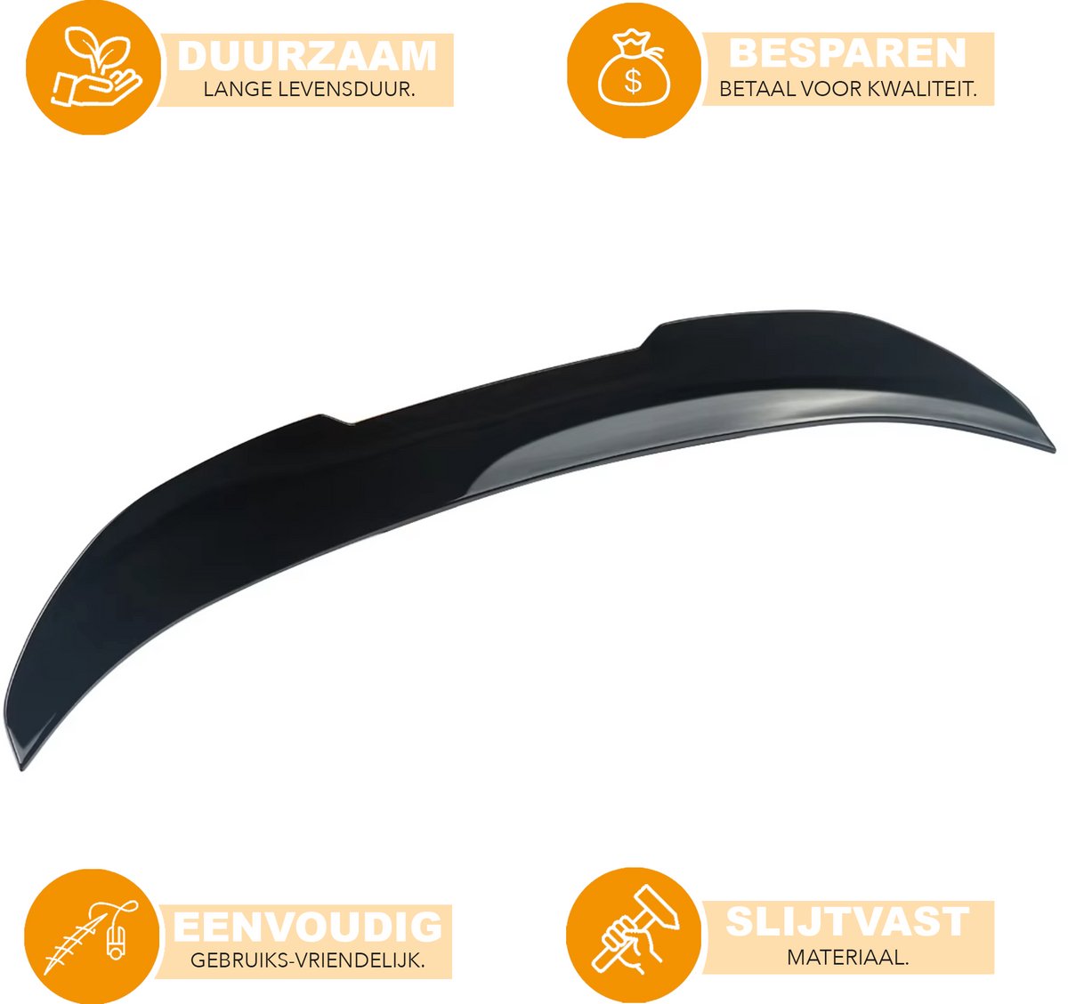 Achterspoiler - Voor BMW 4-Serie F36 Gran Coupe 428i/430i/440i - Auto accessoires - Kofferbakspoiler - PSM stijl - ABS