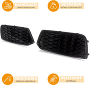 Voorbumper - Voor Audi Q5 2018-2022 - Auto accessoires - Honingraat bumper grille randen - Links + Rechts