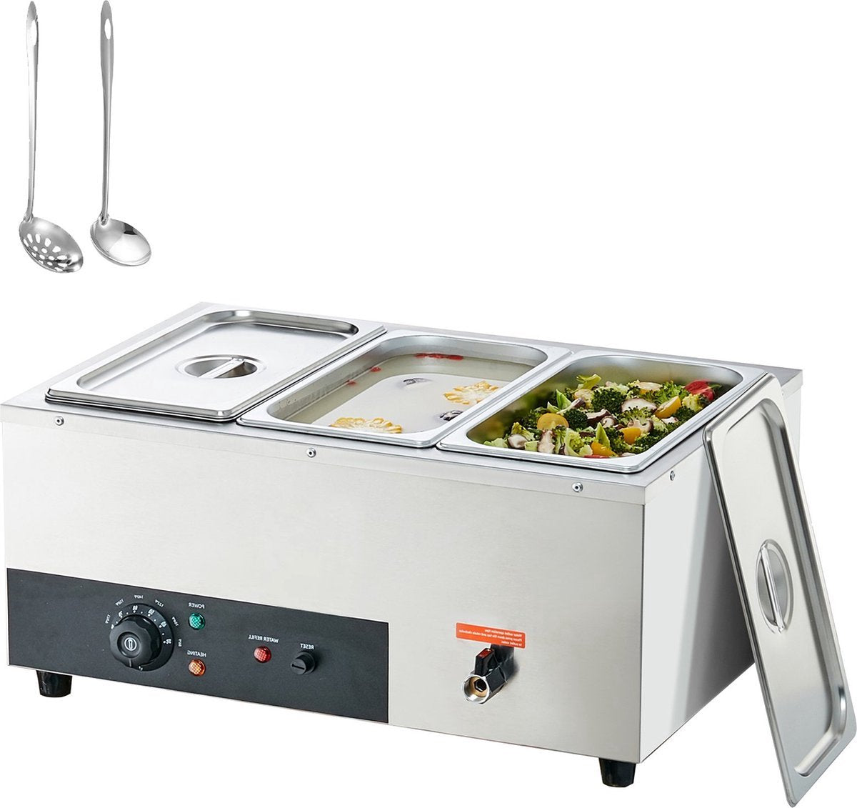 Elektrische Buffet Opwarmer - Stoomtafel - Restaurant of Thuis - 1500W