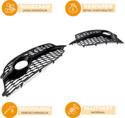 Grille - Voor Audi Q3 S-Line 2011-2015 - Auto accessoires - Mistlichtgrille - Honingraat grille - Deksel