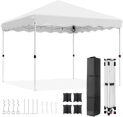 Gazebo Zyrell - Pergola - Paviljoen - Partytent - Strandtent - Voor Terras, Feest en Achtertuin - 3x3m - Wit