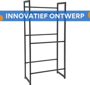 Vintage krattenrek - Voor 6 kratten - Flessenrek - Voor bierkratten of wijn