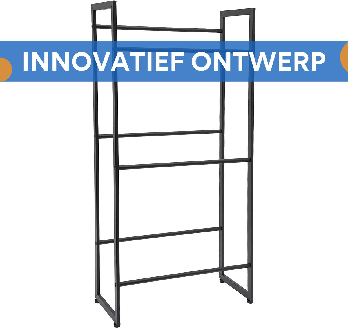 Vintage krattenrek - Voor 6 kratten - Flessenrek - Voor bierkratten of wijn