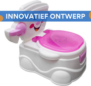 Kinder wcpotje - Zindelijkheidstraining Toilet - Plaspotje - Toilettrainer - Voor Baby’s en Peuters - Met Schattig Lachend Gezicht - Voor Jongens en Meisjes