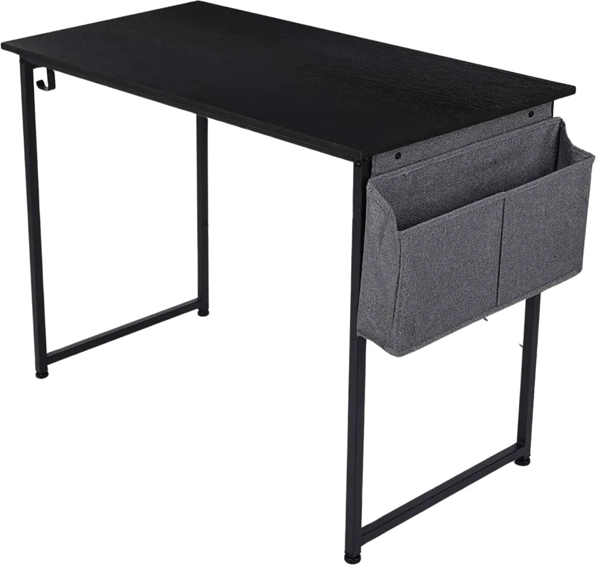 Bureau Nero - Met opbergvak - Voor Computer, PC en Laptop - Volwassenen - Thuiskantoor - 100cm