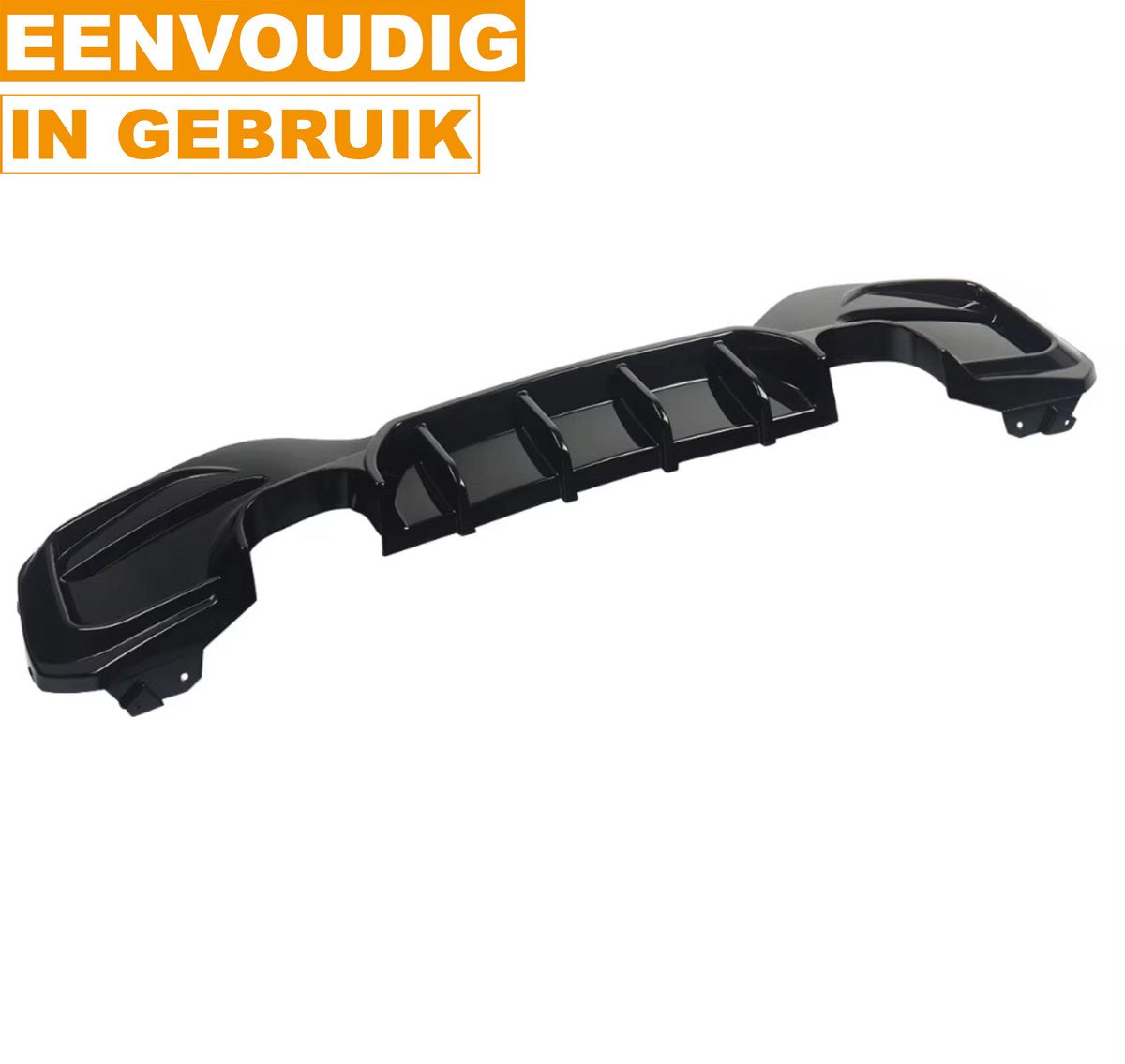 Gloss Black Diffuser Bumper - Voor BMW 1 Serie M Sport F20 F21 M135i M140i- Auto accessoires