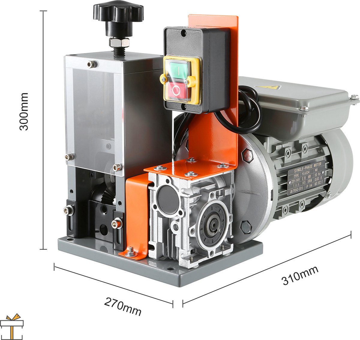 Happyment Kabelstripper Machine - Automatische Striptang - Kabelpeller - Draadstripper - Stripmachine - Elektrisch & Handmatig - Koper