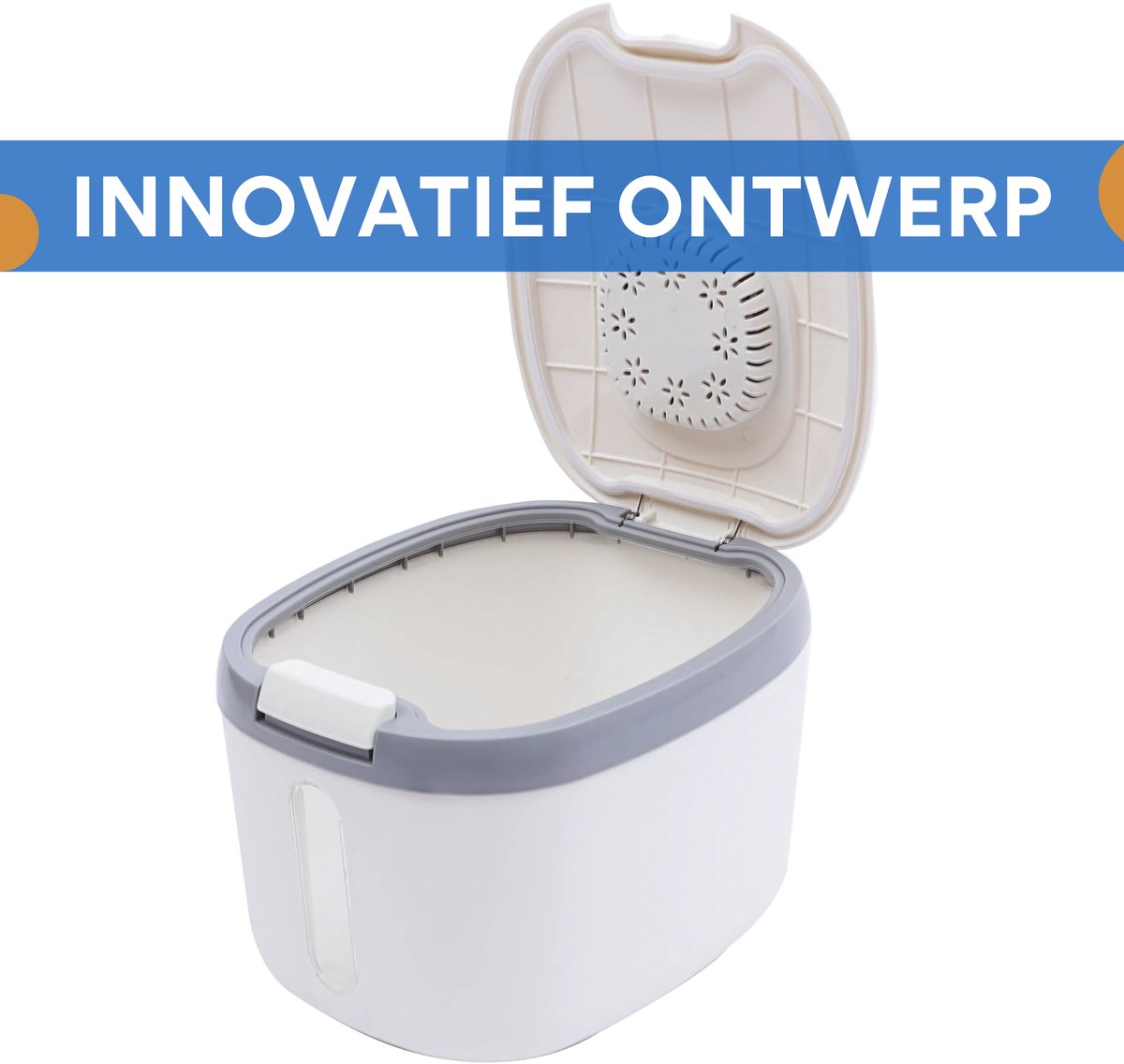 Granen Opbergdoos - Voorraaddozen met deksel - Vershouddozen - Voor Keuken en Droge Voedselopslag - 5kg