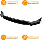 Voorbumper Lip Splitter Spoiler - Voor BMW X7 G07 M Sport (2019-2022) - Gloss Black ABS - Auto accessoires