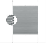 Bolt Edge Honinggraat Gordijn - Lichtdoorlatend - Grijs - 90x130cm - Isolerend - Polyester