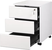 Bolt Edge Luxe Archiefkast - Zwart - Dossierkast met Slot - Bureaukast - 39x52.4x54 cm