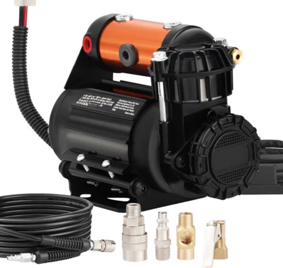 Auto Luchtcompressor - Bandenpomp - 12V Olievrije compressor - Stille 150PSI 100L/min Bandenvuller