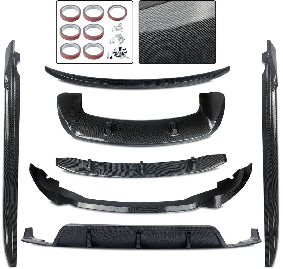 GT Sportline Kit - Body Kit - Carbon Look ABS - Voor BMW G05 X5 SUV M50i/XDrive40i M Sport (2019-2022) - Auto Accessoires