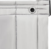 Deurgordijn - Vliegengordijn - Voor Winterisolatie en Privacy - Grijs 100 × 210 cm