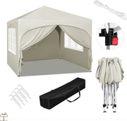 Bolt Edge Partytent - Beige - Easy up - Opvouwbaar - Waterdicht - 3x3m