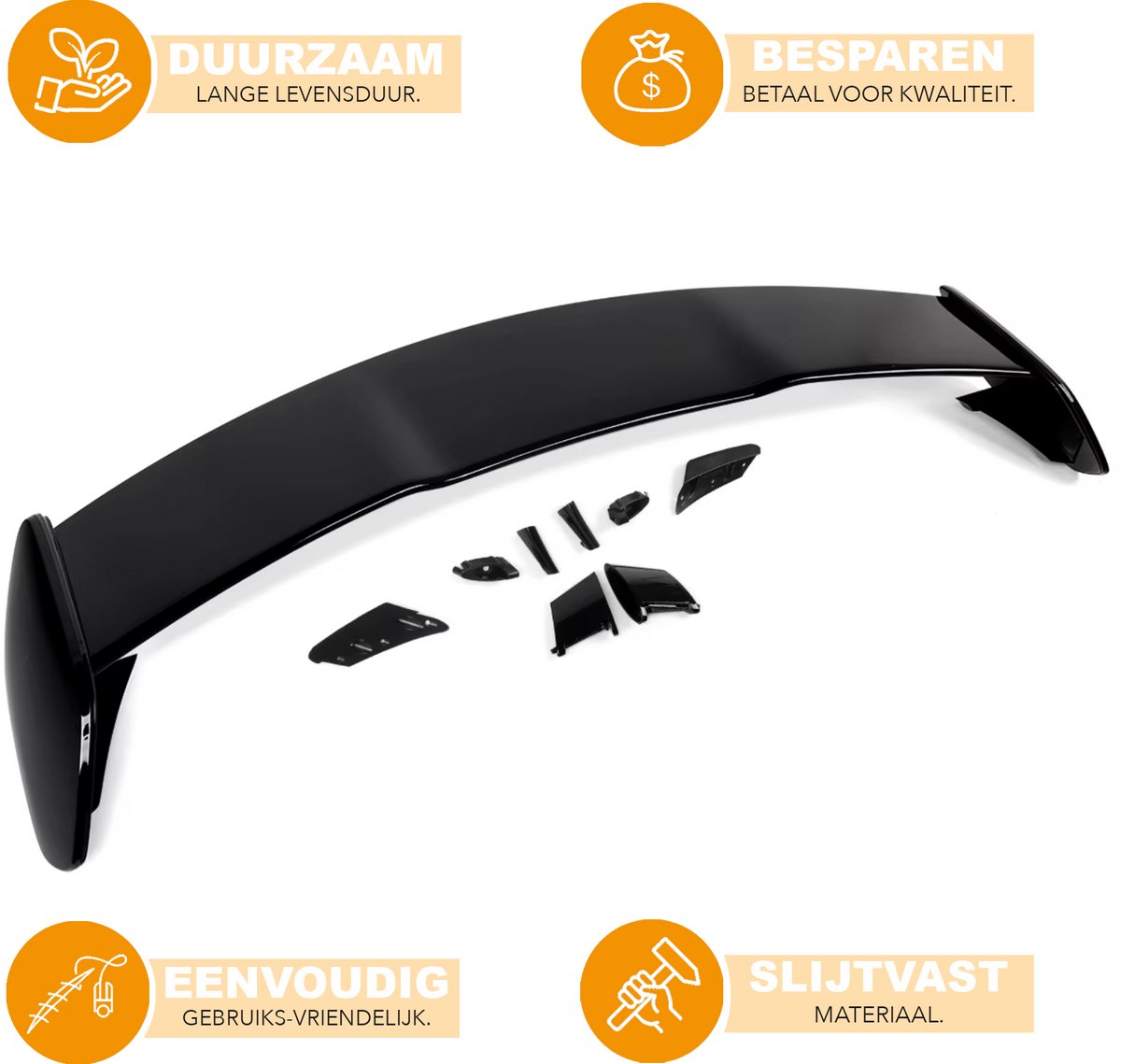 Achterspoiler - Voor Mercedes GLA H247 GLA35 GLA45 (zie titel) - Auto accessoires - Kofferspoiler - Achterklepspoiler - Geschilderd