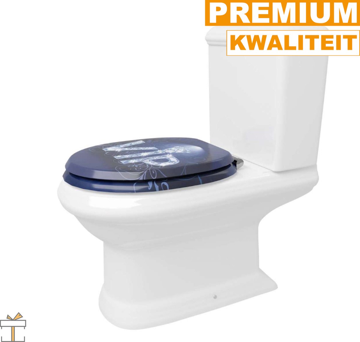 Happyment Antibacteriële Toiletbril VIP - Universeel - Met Softclose - Toiletbrillen - WC Bril - Toiletzitting