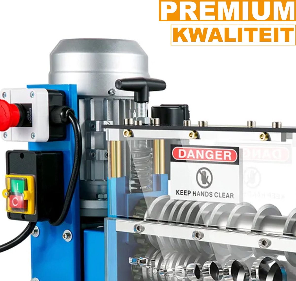 Happyment Kabelstripper PRO - Draadstripper - 370W - Striptang - 1.5-38mm - Kabelpeller - Kabelstripper Machine - Stripmachine - Elektrisch - Koper en meer