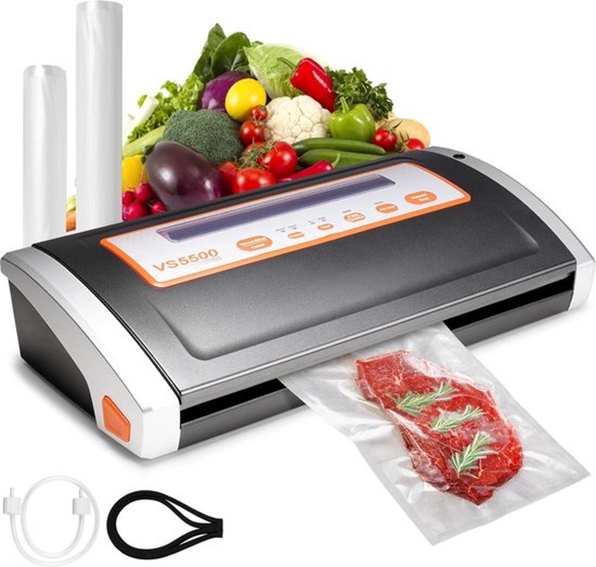 Vacuümsealer deluxe - Vershouder - Houdbaarheid - Krachtige vacuümverzegeling - seal machine
