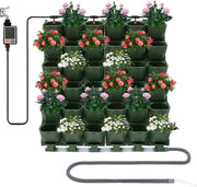 Automatische wandbloempot - zelfwaterende bloempot - Groen - Voor binnen- en buitenplanten - Besproeiingssysteem met zelfirrigatie - Muurbevestiging