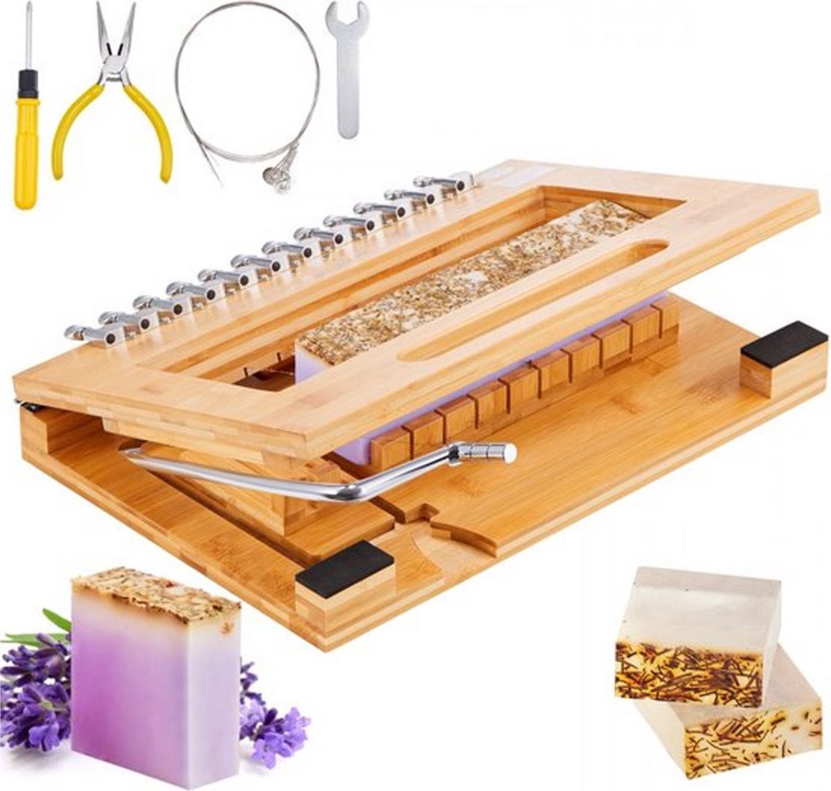 Zeepsnijder PRO - Zeep maken - DIY - 12 lijnen - 2,5cm - Multifunctionele Zeepsnijder