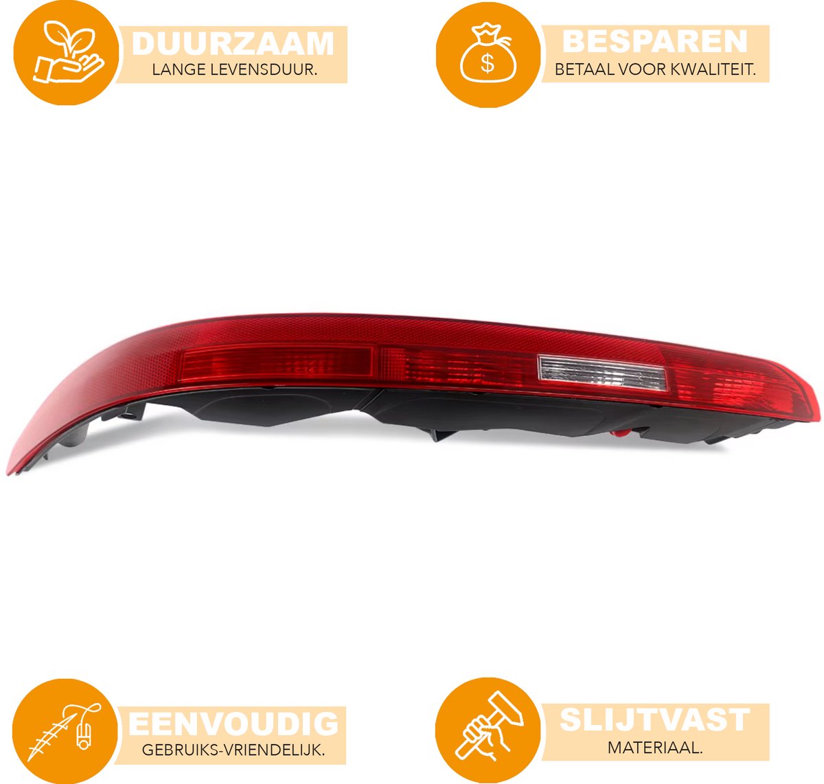 Reflector Remmistlamp - Links + Rechts - Voor Audi Q7 (2016-2021) - Europese Versie - Auto Accessoires