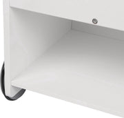 Bolt Edge Opbergkast - Wit - Boekenkast - Kinderkamer - Speelgoedkast - Boekenrek - Hout