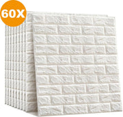 Bolt Edge 3D Wandpanelen - Grijs - 60 stuks - Zelfklevend - Waterdichte muurstickers