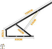 Bolt Edge Bedlift Mechanisme - Gasveer - Box Bed of Sofa Opslag - 152cm - Pneumatisch