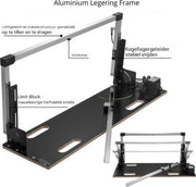 Piepschuimsnijder PRO - Cutter - Snijmachine - 112 cm Snijlengte - Thermozaag voor Schuim