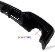 Achterbumper Diffuser Lip - Voor BMW 6 Serie F06/F12/F13 640i M Sport (2012-2018) - Zwart - Auto accessoires