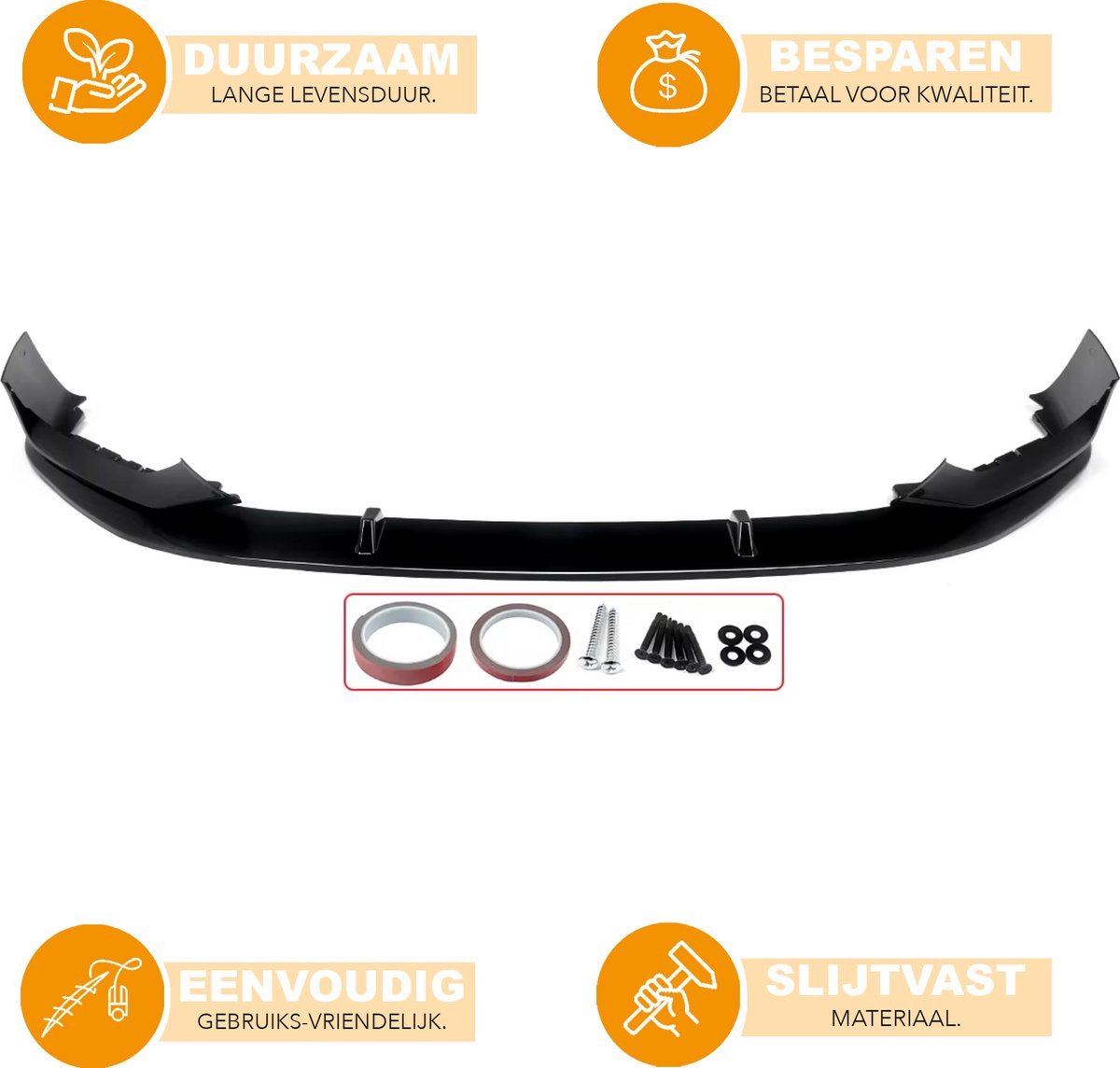 Spoilervleugel Vortex V - Achterspoiler - Gloss Zwart - Voor Cadillac XTS (2013-2017) - Auto Accessoires