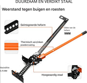 Off road autokrik - Boerenkrik - Handkrik - Dommekracht - 105-1035mm - Viking arm jack
