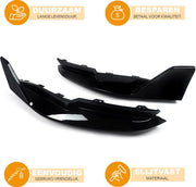 Splitter Dravon - Bumper Splitter Lip Schorten - Voor BMW G80 M3 Sedan (2021-2024) - Glanzend Zwart - MP Stijl - Auto accessoires