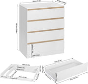 Commode Kast - Ladekast - Verzorgingstafel - Aankleedtafel - Wit