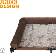 Luxe hondenmand op poten - Hondensofa XXL - Dierenmand - 130x90cm Zetel bank - Hondenbed orthopedisch - Lounger ligbed