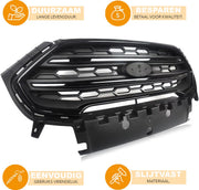Voorbumper - Voor Ford Ecosport 2018-2023 - Auto accessoires - Voorbumpergrille - Geschilderd - Zwart