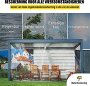 Luxe dekzeil - 3x4 - Tuinmeubelhoes - Beschermhoes