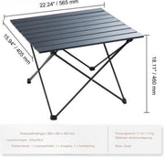 Campingtafel - Opvouwbare picknicktafel - 66KG draagvermogen - Voor 4 personen