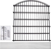 5-delige Tuinhekken - Tuinafscheiding - Borderrand - Voor Tuinranden & Dierafscherming - Weerbestendig Grenshek voor Buiten - Zwart