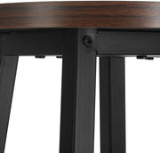 Kleine Barkruk - 45cm - Bruin - Set van 2 - Keuken - Barstoelen - Hout