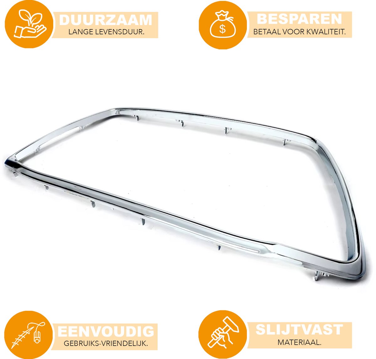 Voorbumper - Voor Mitsubishi Outlander Sport/ASX/RVR 2013-2015 - Auto accessoires - Grille lijst - ABS