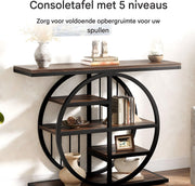 Consoletafel Avira - Haltafel - 100cm - Wandtafel - Gang of woonkamer - Bruin