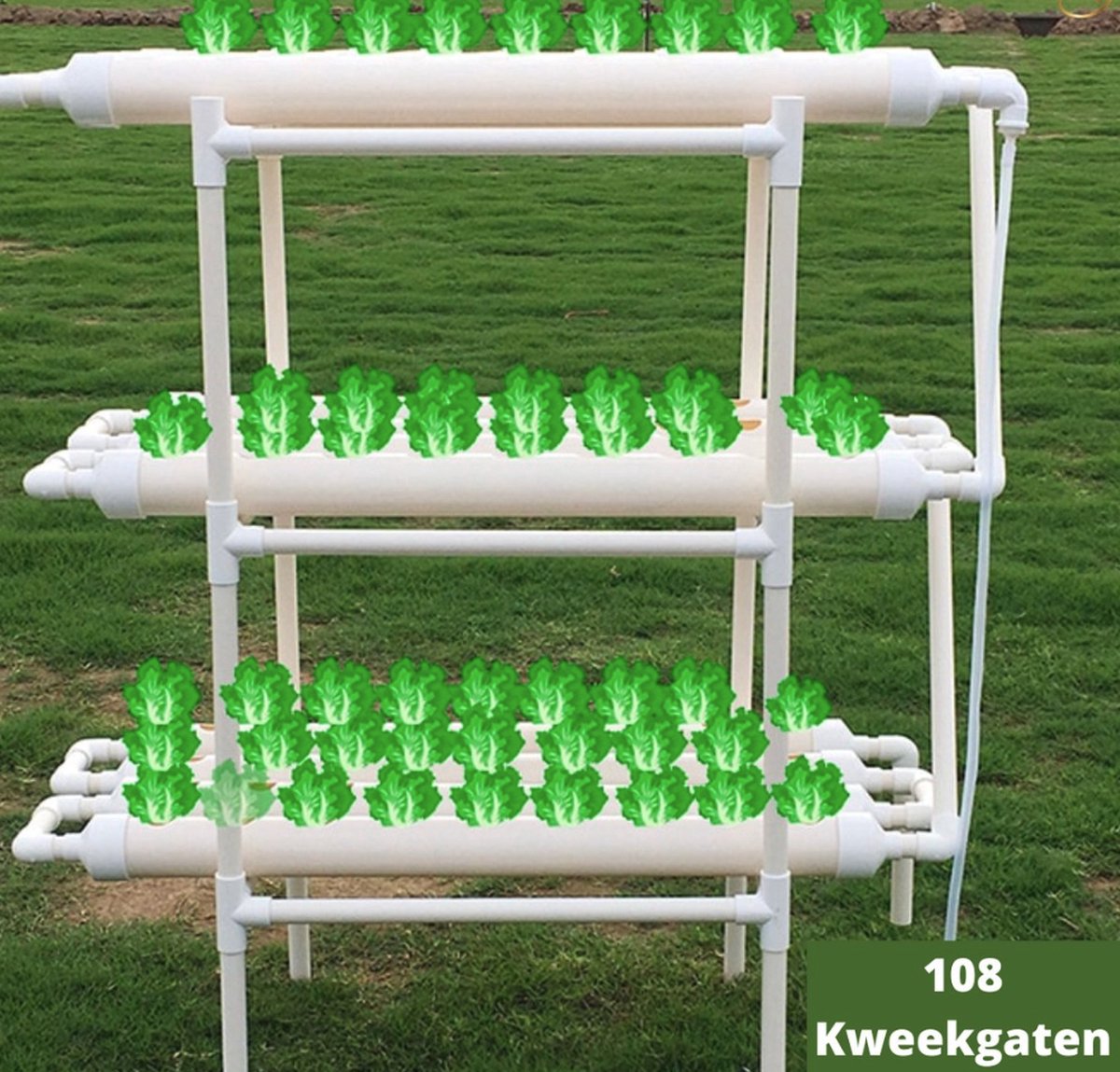 Happyment Kweektafel - Kweekset - Moestuintafel - Hydrocultuur Kweeksysteem - Hydroponic Systeem