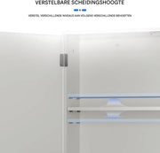 Wastafelonderkasten deluxe - Badkamerkast - Badkamermeubel - Wastafelkast - Wit