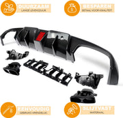 Achterbumper - Voor Mercedes C-Klasse C205 C43/C63 AMG 2015-2018 - Auto accessoires - Diffusorset - Achterlip